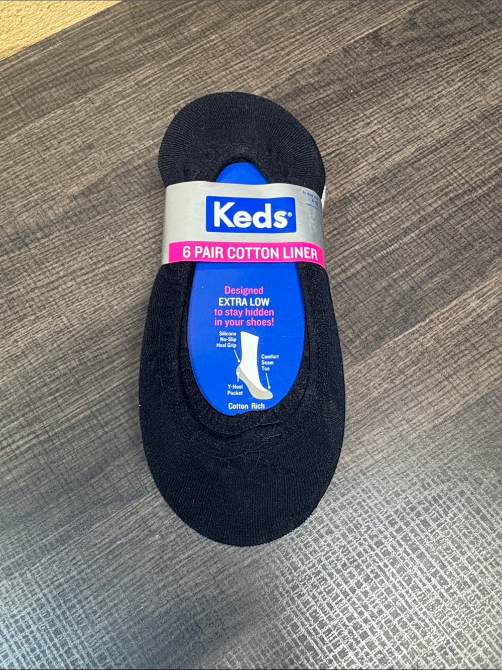 Keds Extra Low Liner Socks - (6 Pack)